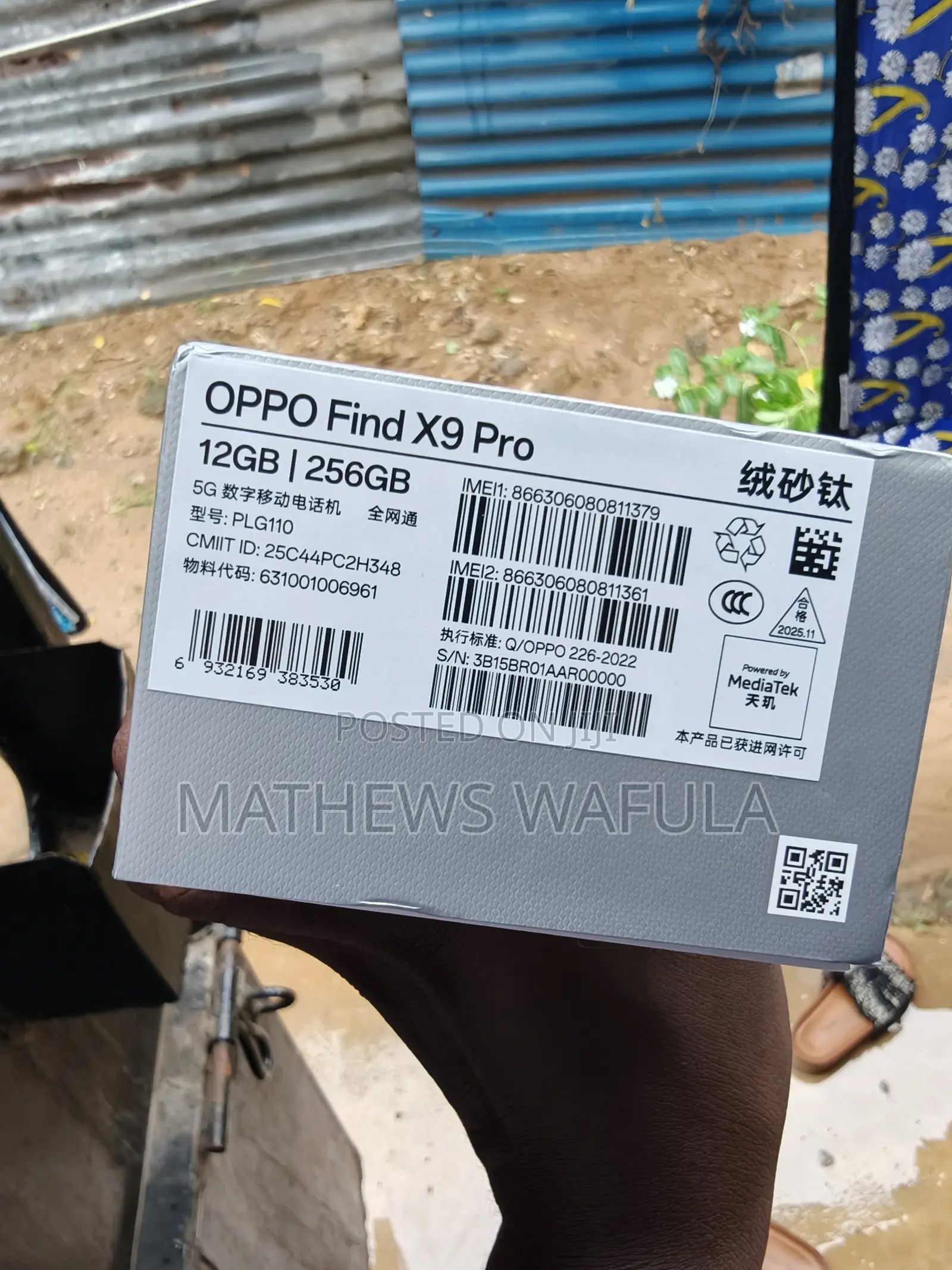 New Oppo Find X9 Pro 256 GB Rose Gold