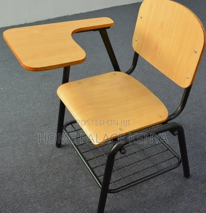 Student Chair: Classroom Seating Chair With Writing Table and Storage
