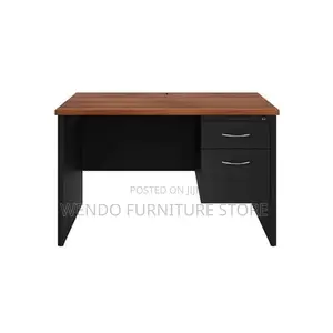 Office Desk; 1200mm Executive Home Office Brown Desktop Table