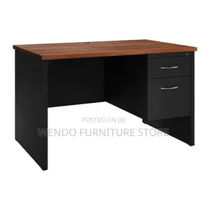 Office Desk; 1200mm Executive Home Office Brown Desktop Table