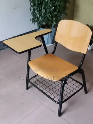 Student Chair: Classroom Seating Chair With Writing Table and Storage