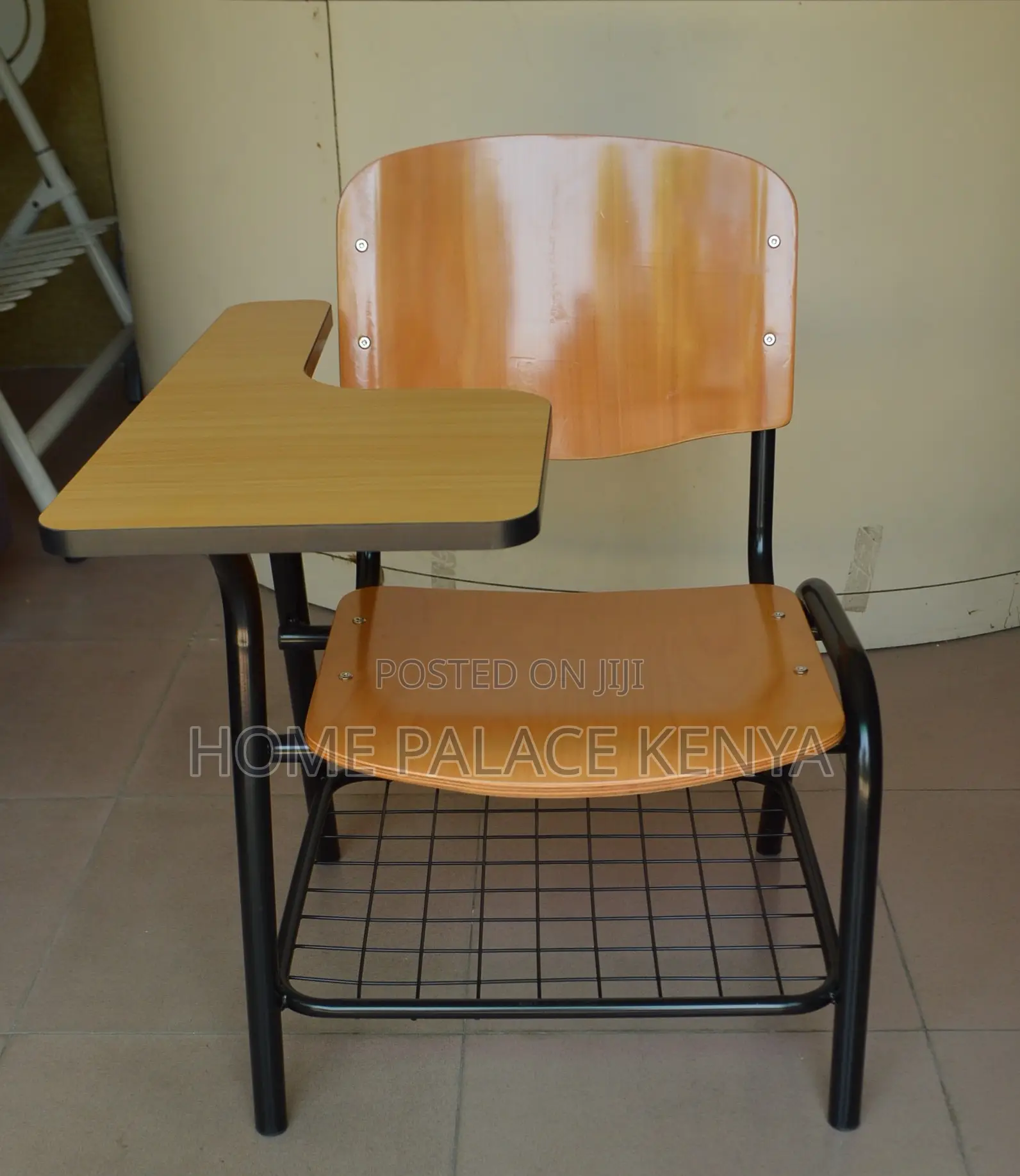 Student Chair: Classroom Seating Chair With Writing Table and Storage