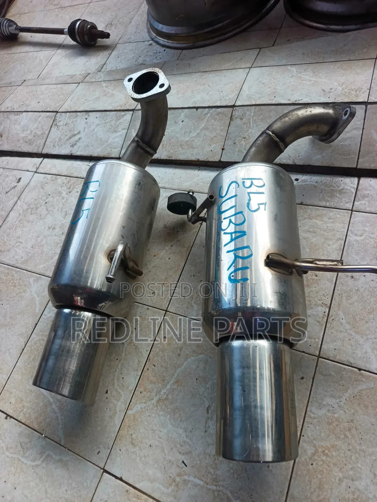 Subaru Twin Exhaust Back Box.Legacy /Forester