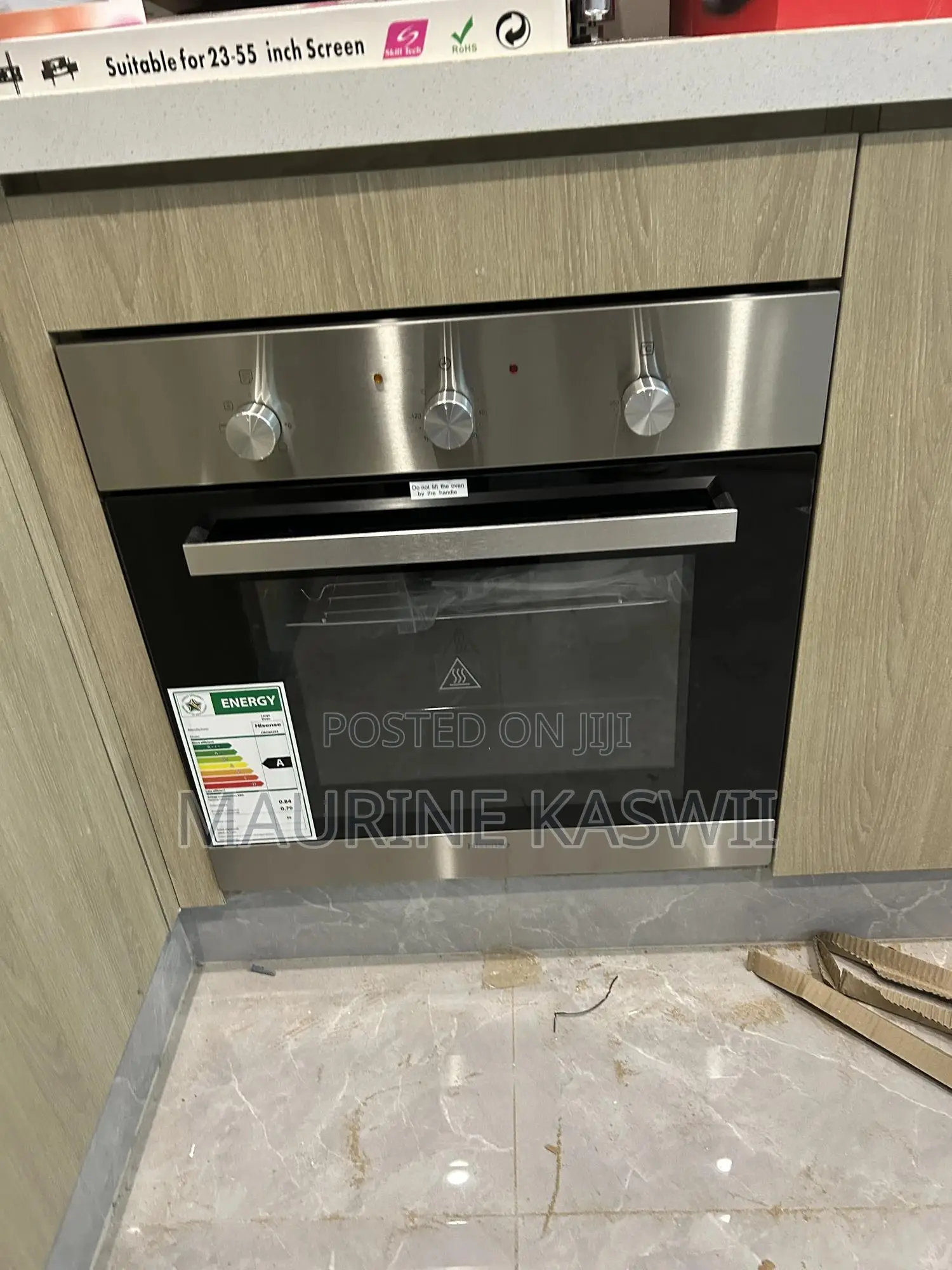 Hisense 75l Built in Oven,With Fan, 60cm Hbo60203