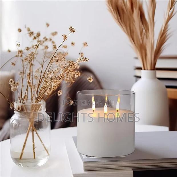 Extra Large Flameless Candles_st - main view
