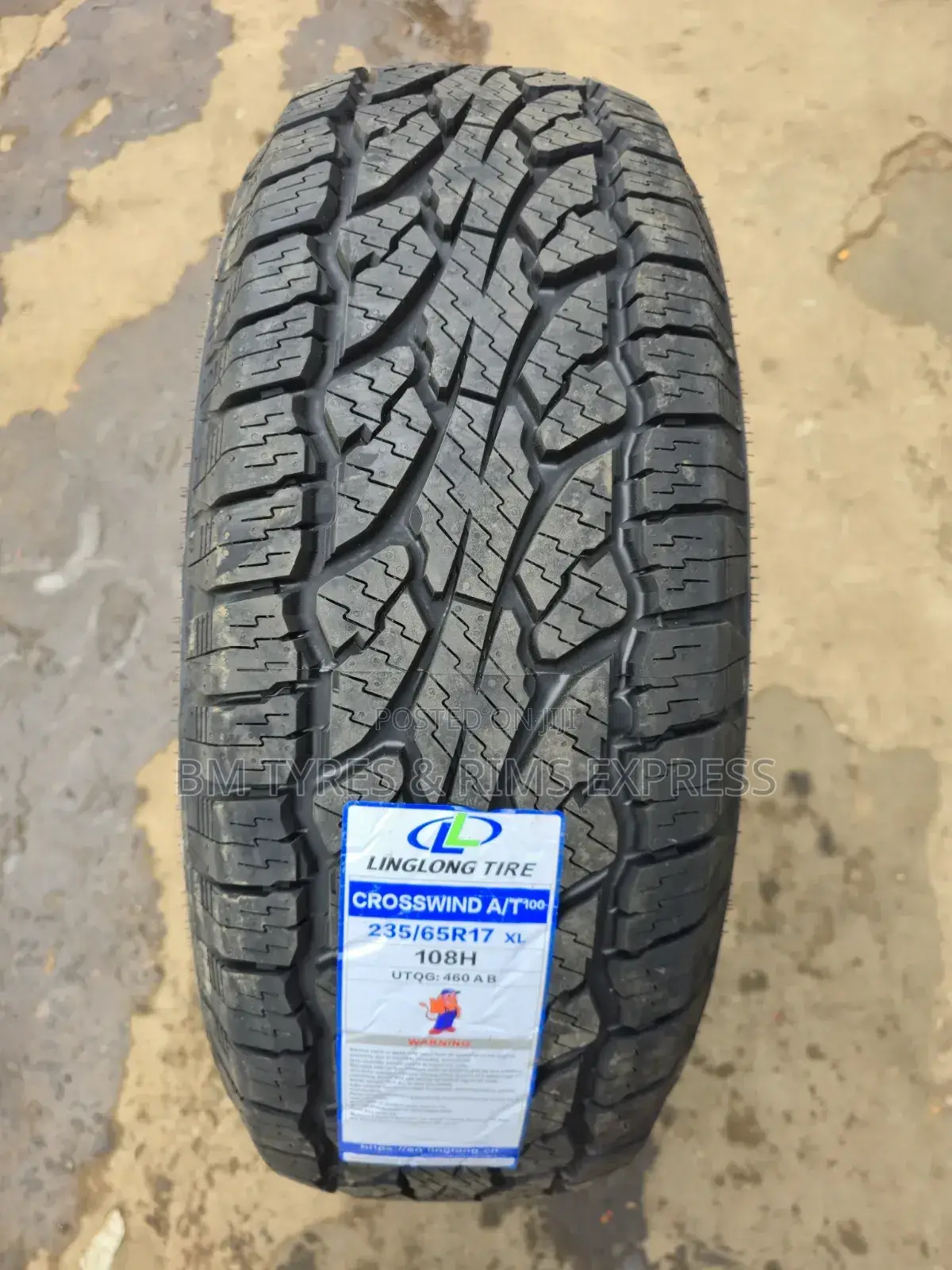 235 /65 R17 Linglong Tires (All Terrein)