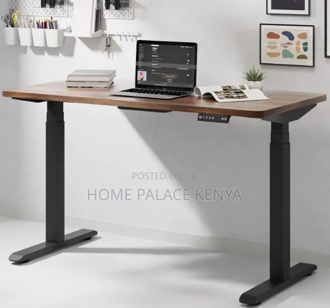 Computer Desk: Two Stage Dual Motor Adjustable Standing Desk