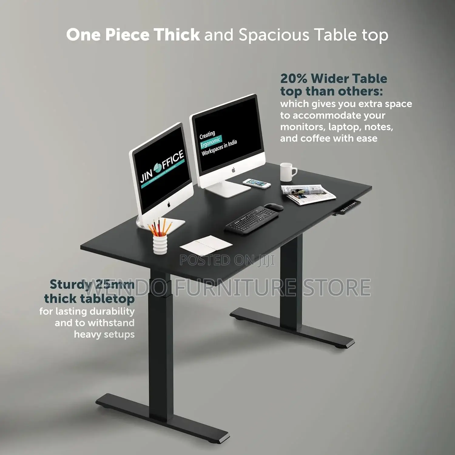 Office Desk; 1.2 Meters Electric Office Adjustable Flexxo Desk