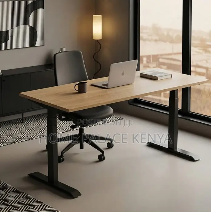 Computer Desk: Two Stage Dual Motor Adjustable Standing Desk