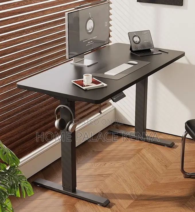 Computer Desk: Two Stage Dual Motor Adjustable Standing Desk