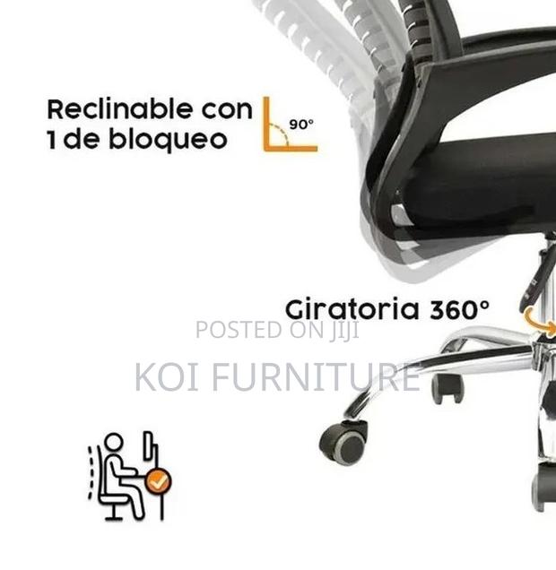 Office Chairs: High Backrest Ergonomic Adjustable Height Chair - thumbnail 2