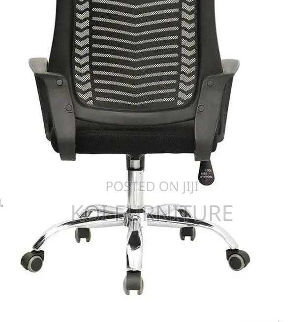 Office Chairs: High Backrest Ergonomic Adjustable Height Chair - thumbnail 4