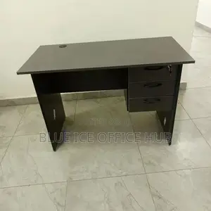 1.2m Office Desk With Drawers Grey