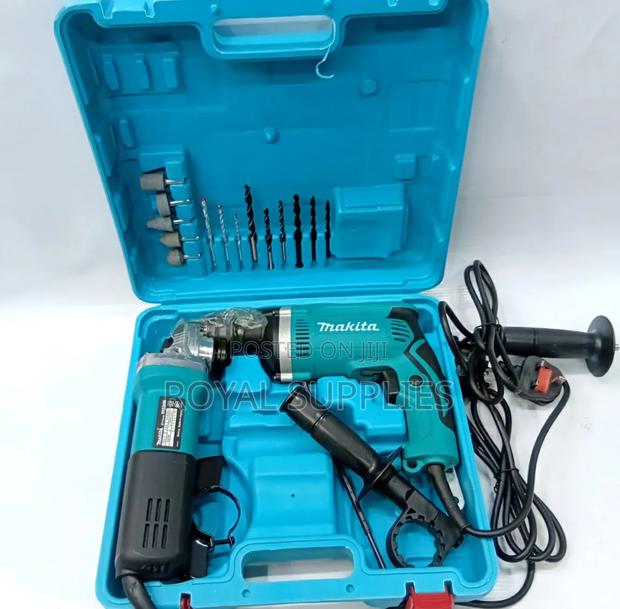 Makita Combo Kit * Impact Drill + 4" Angle Grinder)