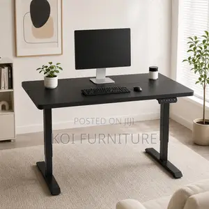 Office Desk; 1.4 Meters Flexible Height Standing Home Gaming Desk