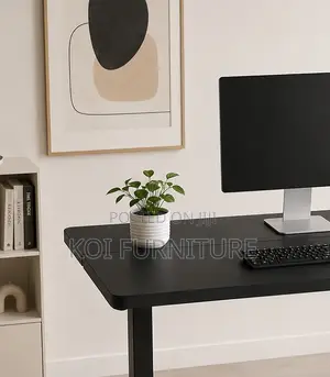 Office Desk; 1.4 Meters Flexible Height Standing Home Gaming Desk