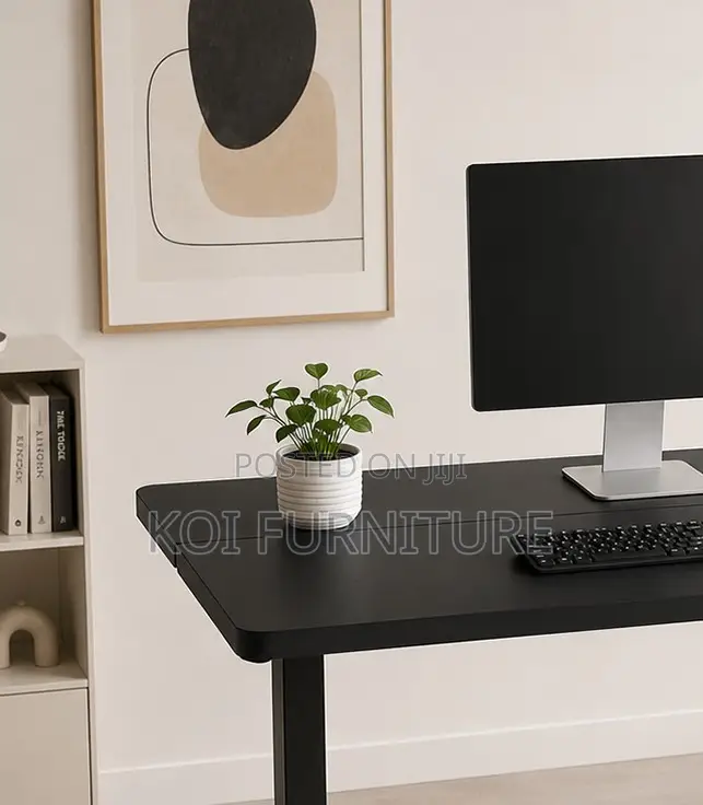 Office Desk; 1.4 Meters Flexible Height Standing Home Gaming Desk