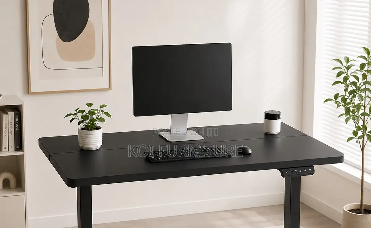 Office Desk; 1.4 Meters Flexible Height Standing Home Gaming Desk