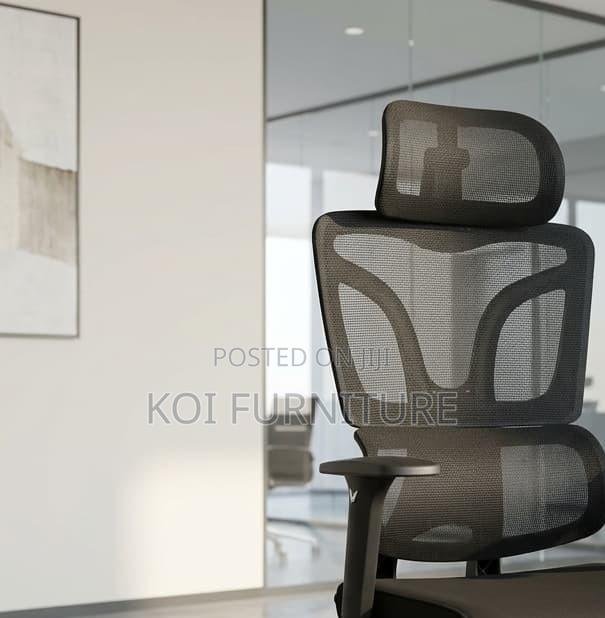 Office Chairs; High Backrest Orthopedic Executive Breathable Chairs - thumbnail 2