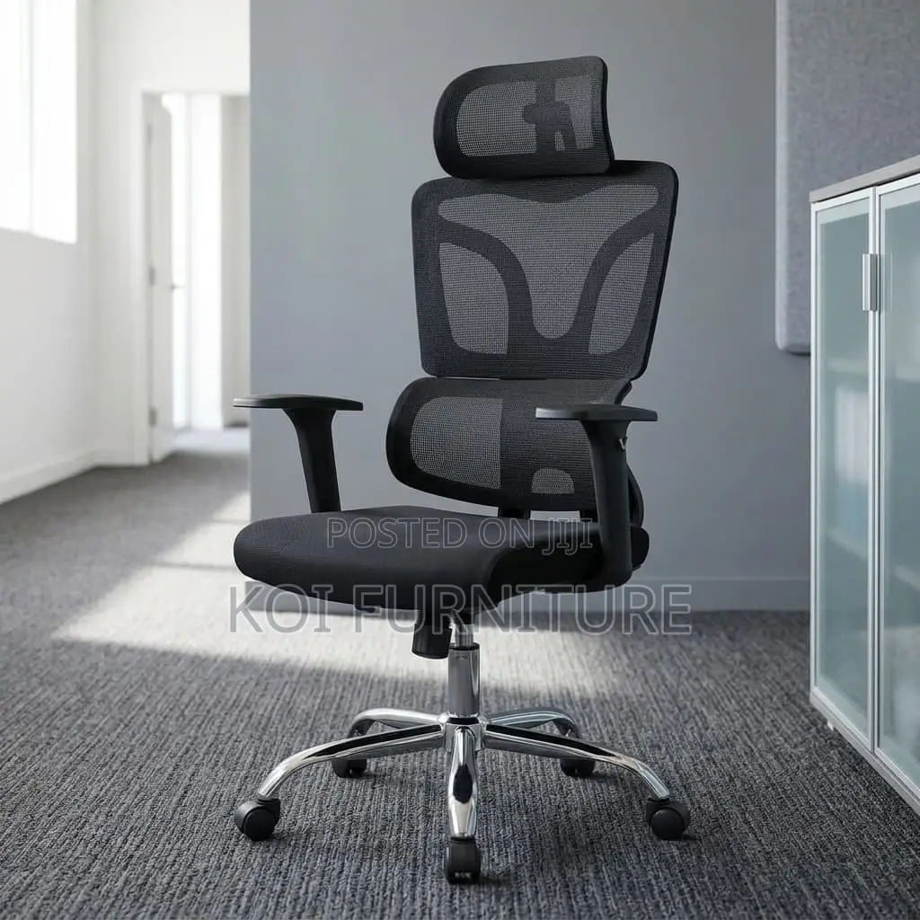 Office Chairs; High Backrest Orthopedic Executive Breathable Chairs