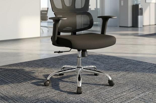 Office Chairs; High Backrest Orthopedic Executive Breathable Chairs - thumbnail 4