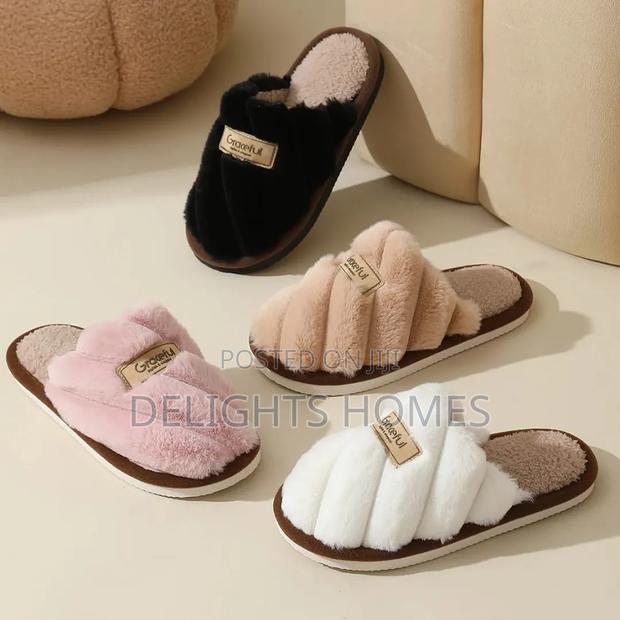 Flat Heel Home Cotton Slippers_st - thumbnail 2
