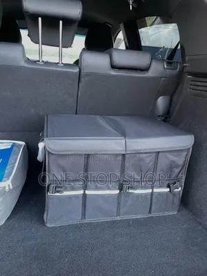 Durable Fabric Trunk Boot Organizer With Water Resistant Lining