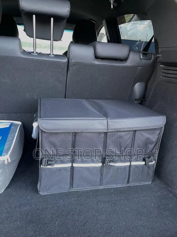 Durable Fabric Trunk Boot Organizer With Water Resistant Lining