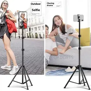 Portable Aluminum Light Stand Tripod 210cm With Clip