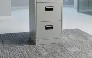 Office Cabinet; Three Drawers Steel Organized Office Storage Cabinet