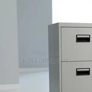 Office Cabinet; Three Drawers Steel Organized Office Storage Cabinet