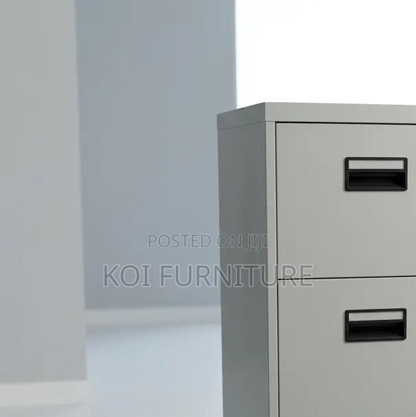Office Cabinet; Three Drawers Steel Organized Office Storage Cabinet - thumbnail 3