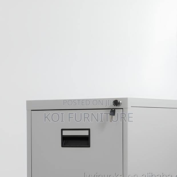 Office Cabinet; Three Drawers Steel Organized Office Storage Cabinet - thumbnail 4