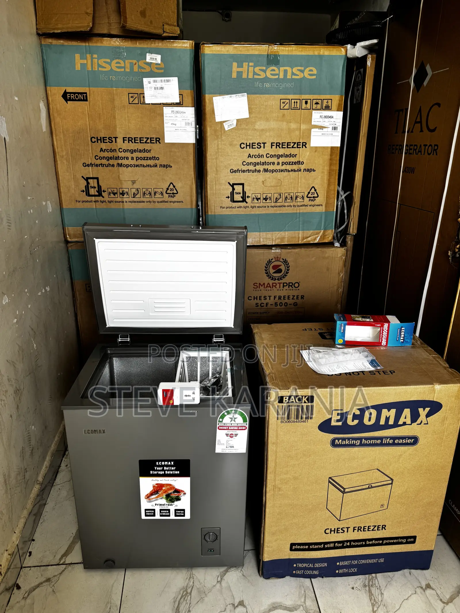 Ecomax 119l Deep Freezer With Free Guard