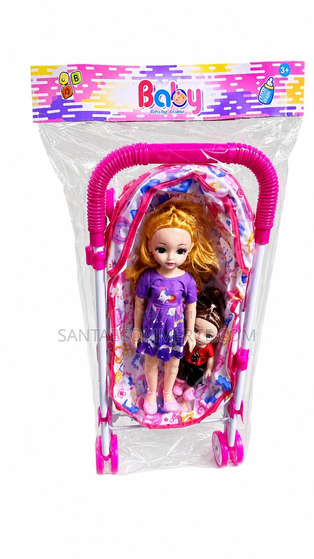 Baby Doll Stroller Play Set