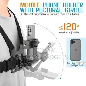 Universal Chest Strap Phone Holder for Pov Video Recording