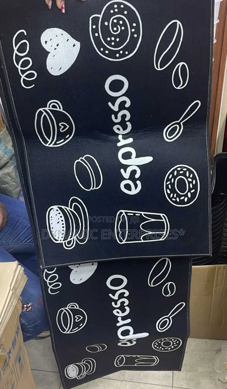 2pcs Non Slip Kitchen Mats Set Size: 120*40cm + 40*60cm