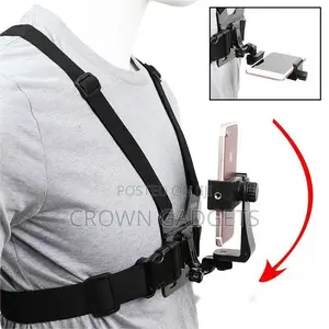 Pov Chest Strap Smartphone Mount for Action Recording