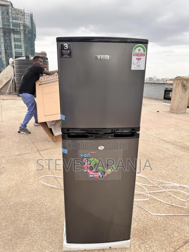 Von 22dhs 134l Double Door Fridge