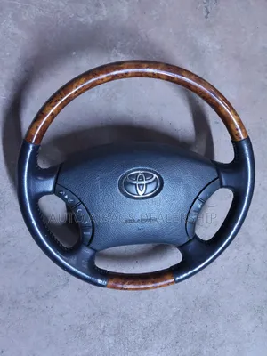 Toyota Prado J120 Complete Pure Mahogany Stearing Wheel.