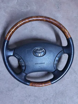 Toyota Prado J120 Complete Pure Mahogany Stearing Wheel.