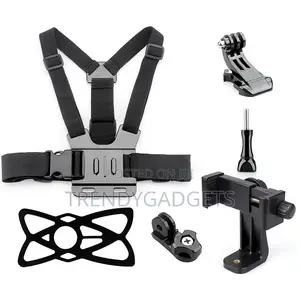 Adjustable Phone Chest Mount for Cycling Hiking Vlogs
