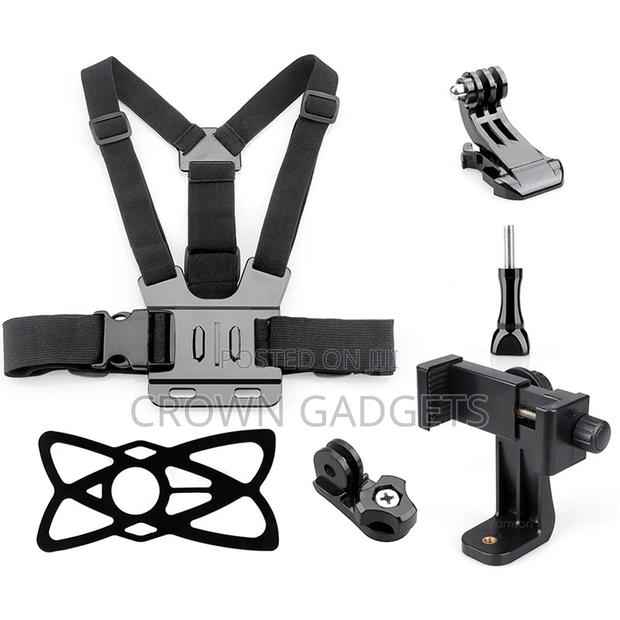 Adjustable Phone Chest Mount for Cycling Hiking Vlogs