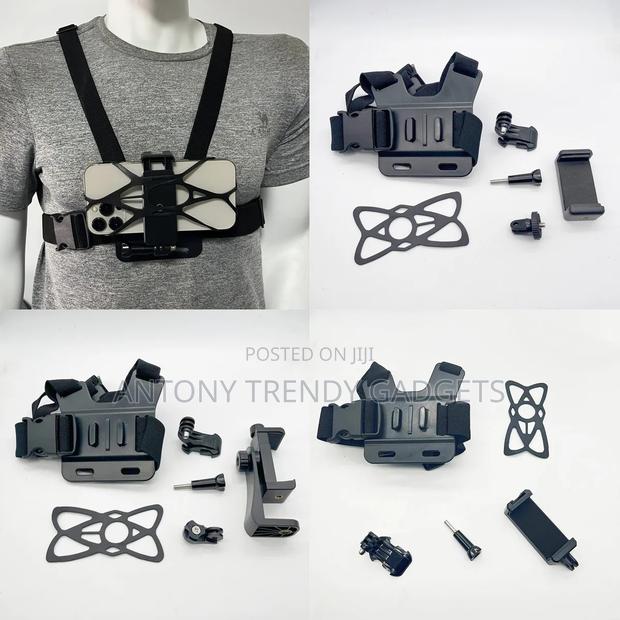 Adjustable Chest Mount Phone Holder Pov Recording Harness