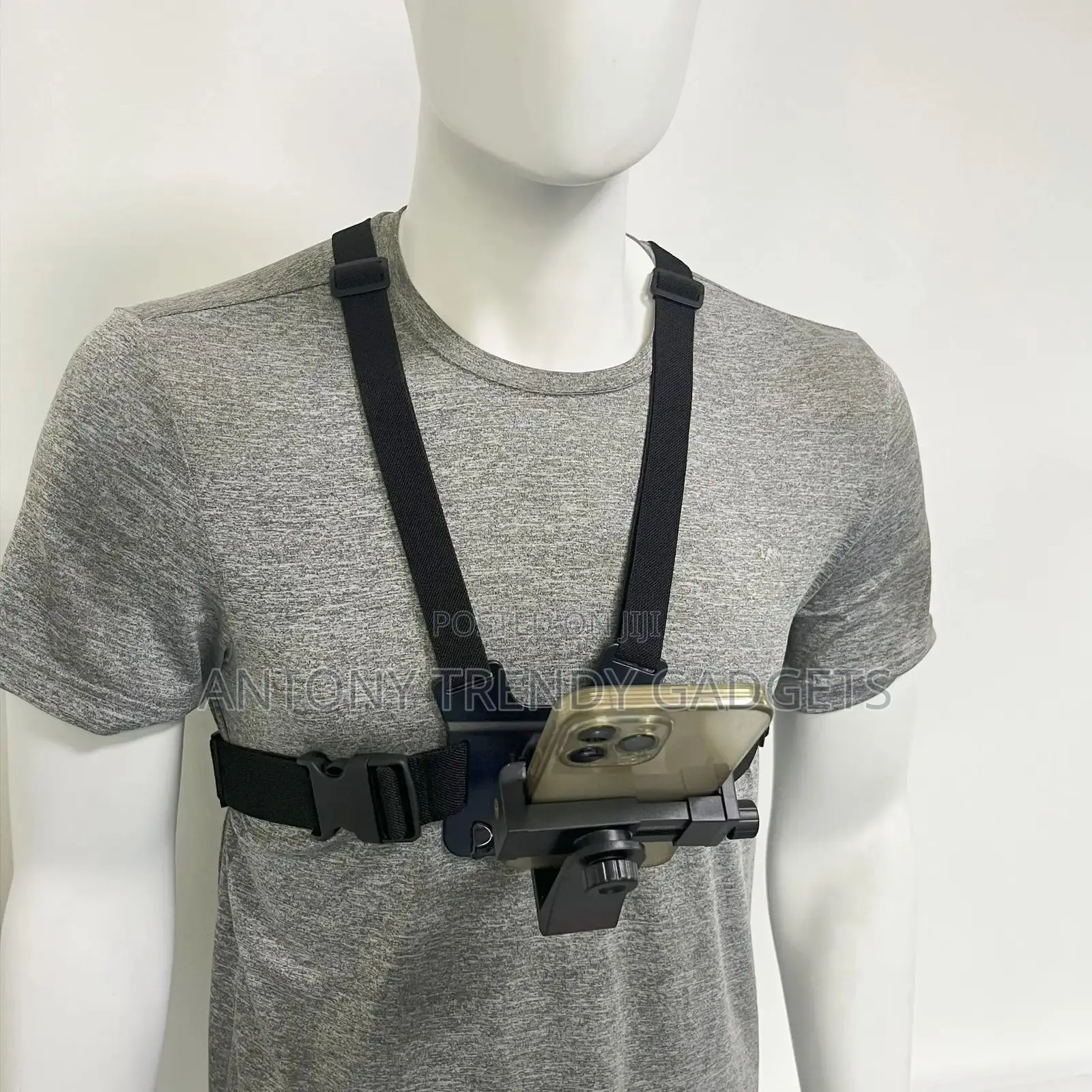 Adjustable Chest Mount Phone Holder Pov Recording Harness