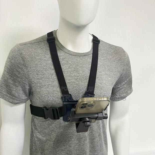 Adjustable Chest Mount Phone Holder Pov Recording Harness - thumbnail 3