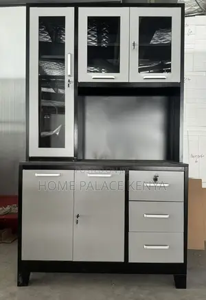 Kitchen Cabinet: Steel Utility Storage Cabinet With Adjustable Shelves