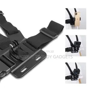 Hands-free Chest Phone Holder For Vlogging Outdoor Sports