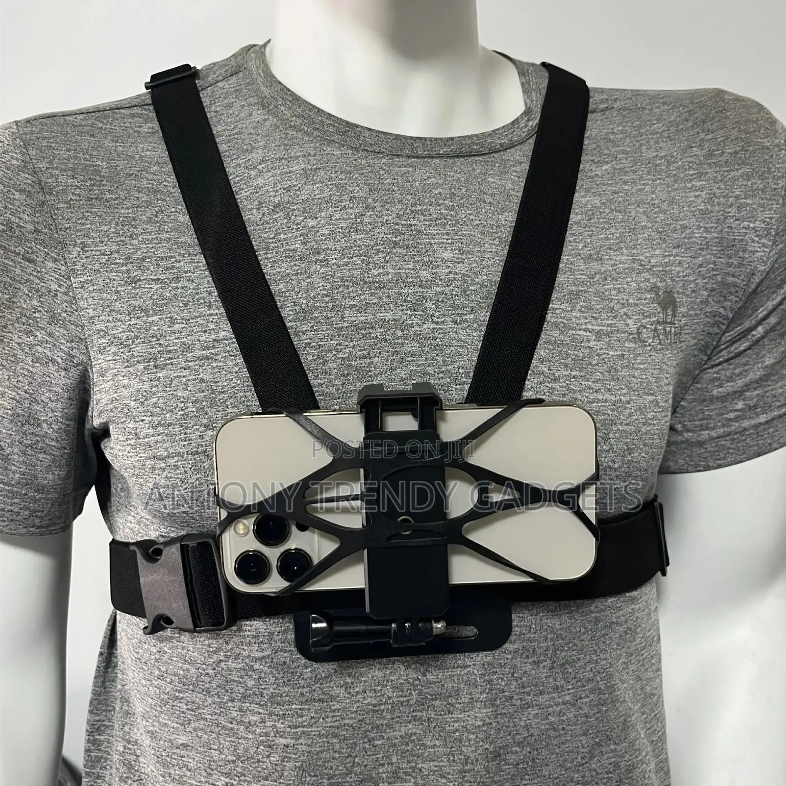 Pov Chest Harness Mount Compatible With Most Smartphones