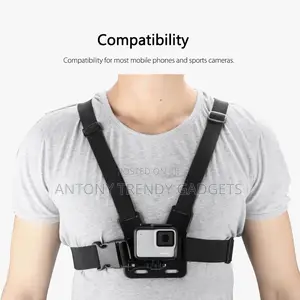Universal Chest Strap Phone Mount for Cycling Hiking